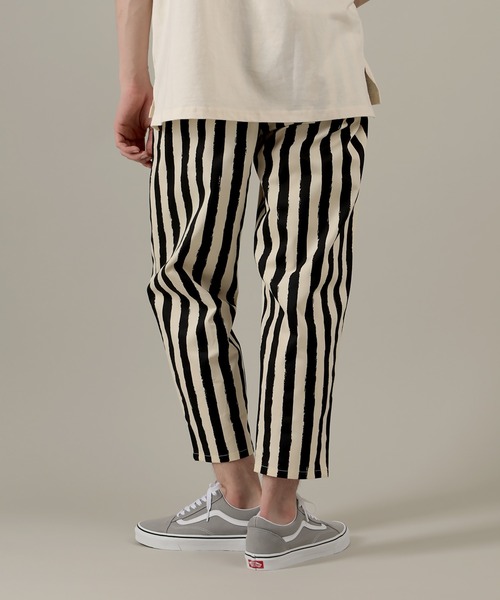 SlashDate(スラッシュデイト)の「バルーンテーパード 総柄アンクル シェフパンツ(チノパンツ・メンズ・ストライプ/その他・S/M/XL/L)」の9枚目の写真