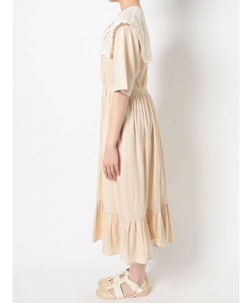 merry jenny(メリージェニー)の「lusterレースセーラーカラーワンピース(ワンピース・レディース・アイボリー/ブラック/ピンク/ブルー・FREE)」の13枚目の写真