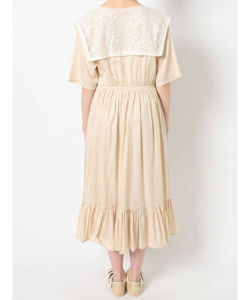 merry jenny(メリージェニー)の「lusterレースセーラーカラーワンピース(ワンピース・レディース・アイボリー/ブラック/ピンク/ブルー・FREE)」の14枚目の写真