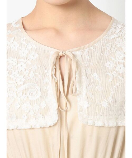 merry jenny(メリージェニー)の「lusterレースセーラーカラーワンピース(ワンピース・レディース・アイボリー/ブラック/ピンク/ブルー・FREE)」の15枚目の写真