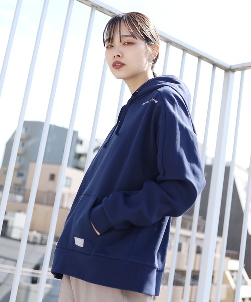ROOPTOKYO（ループトウキョウ）の「ALL ONE/オールワン TWO ICON WIDE HOODIE ボスサイドショルダープリント パーカー（パーカー・メンズ・ブラック/ネイビー/オリーブ・S/L/XS/M）」の13枚目の写真