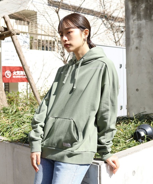 ROOPTOKYO（ループトウキョウ）の「ALL ONE/オールワン TWO ICON WIDE HOODIE ボスサイドショルダープリント パーカー（パーカー・メンズ・ブラック/ネイビー/オリーブ・S/L/XS/M）」の9枚目の写真