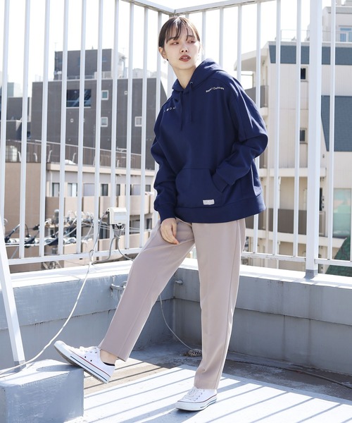 ROOPTOKYO（ループトウキョウ）の「ALL ONE/オールワン TWO ICON WIDE HOODIE ボスサイドショルダープリント パーカー（パーカー・メンズ・ブラック/ネイビー/オリーブ・S/L/XS/M）」の19枚目の写真