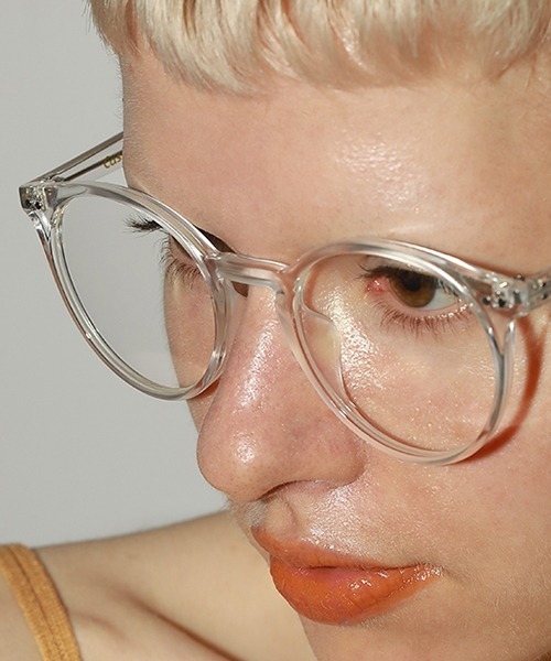 Casselini（キャセリーニ）の「クリアフレームサングラス（サングラス・レディース・ブラウン/ブルー/グリーン/クリア・FREE）」の4枚目の写真