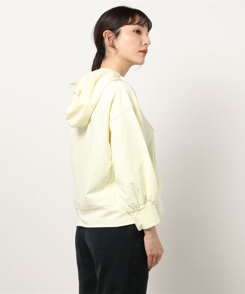 Simplicite(サンプリシテ)の「ハイゲージミニウラケ パーカー(パーカー・レディース・イエロー・FREE)」の4枚目の写真