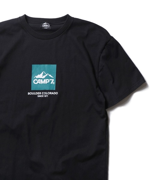 CAMP7（キャンプセブン）の「《CAMP7》PRINT TEE【抗菌防臭UVカット】（Tシャツ/カットソー・メンズ・カーキ/ブラック/ホワイト/ベージュ・LARGE/X-LARGE/MEDIUM）」の3枚目の写真