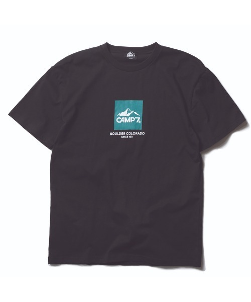 CAMP7（キャンプセブン）の「《CAMP7》PRINT TEE【抗菌防臭UVカット】（Tシャツ/カットソー・メンズ・カーキ/ブラック/ホワイト/ベージュ・LARGE/X-LARGE/MEDIUM）」の5枚目の写真