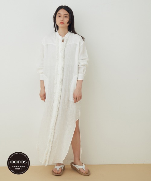 OOFOS(ウーフォス)の「【OOFOS】別注 OOriginal(サンダル・レディース・ベージュ・22/23/24/25)」の3枚目の写真