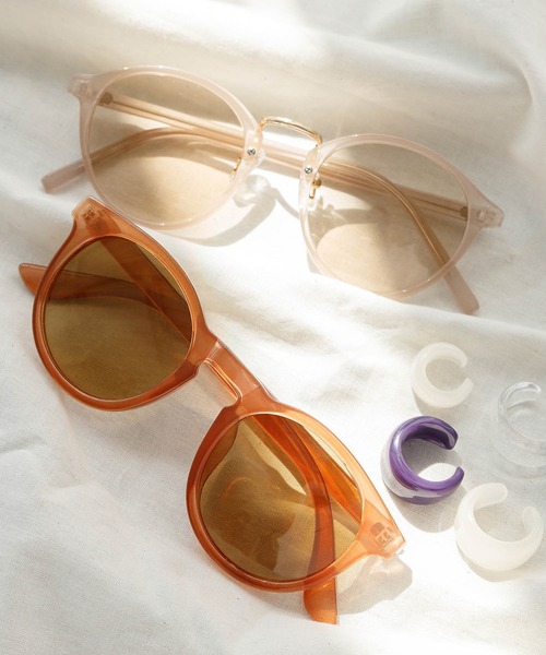 MADEMOISELLE ROPE'（マドモアゼル ロペ）の「ボスリントンUVカットサングラス（サングラス・レディース・ブラック/ダークブラウン・FREE）」の18枚目の写真