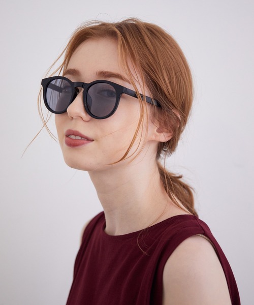 MADEMOISELLE ROPE'（マドモアゼル ロペ）の「ボスリントンUVカットサングラス（サングラス・レディース・ブラック/ダークブラウン・FREE）」の17枚目の写真