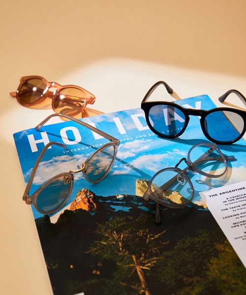 MADEMOISELLE ROPE'（マドモアゼル ロペ）の「ボスリントンUVカットサングラス（サングラス・レディース・ブラック/ダークブラウン・FREE）」の13枚目の写真