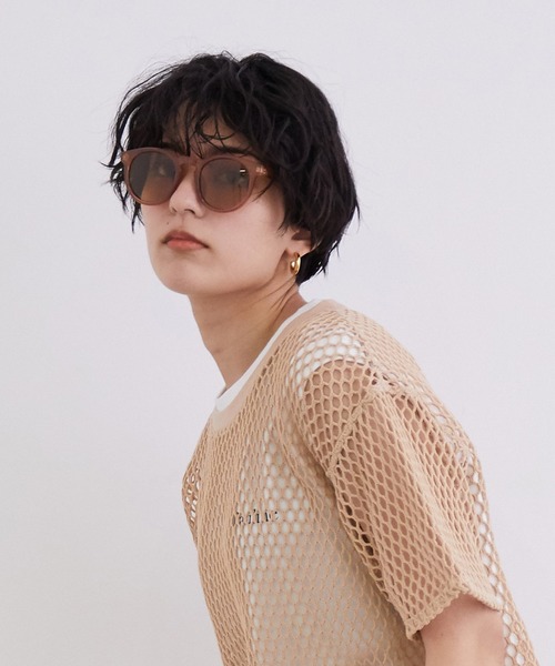 MADEMOISELLE ROPE'（マドモアゼル ロペ）の「ボスリントンUVカットサングラス（サングラス・レディース・ブラック/ダークブラウン・FREE）」の14枚目の写真