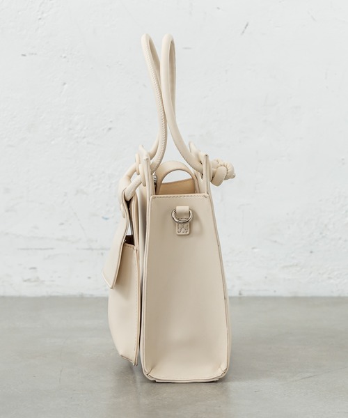 mystic(ミスティック)の「ポシェット付ミニBAG(ショルダーバッグ・レディース・イエロー/アイボリー・ONE SIZE)」の4枚目の写真