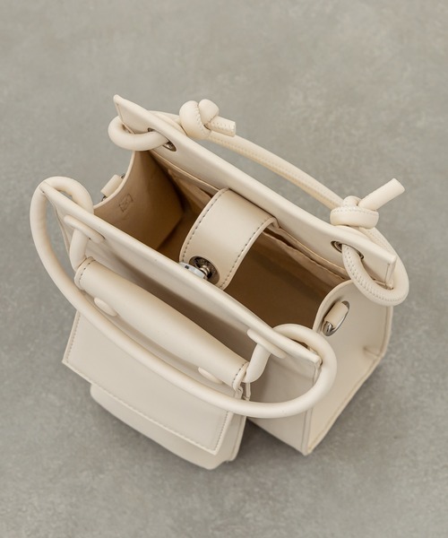 mystic(ミスティック)の「ポシェット付ミニBAG(ショルダーバッグ・レディース・イエロー/アイボリー・ONE SIZE)」の7枚目の写真