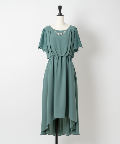 Rewde（ルゥデ）の「アクセサリー付イレヘムドレス（1R04-10055）（ドレス・レディース・ネイビー/オレンジ/ブルー/グリーン・M/L）」の20枚目の写真