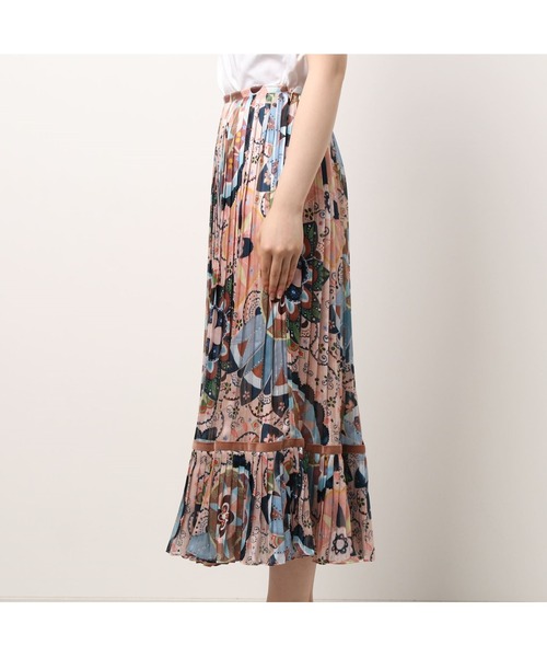 SEE BY CHLOE（シーバイクロエ）の「ロングプリントスカート（スカート・レディース・ピンク系その他・36/34）」の4枚目の写真