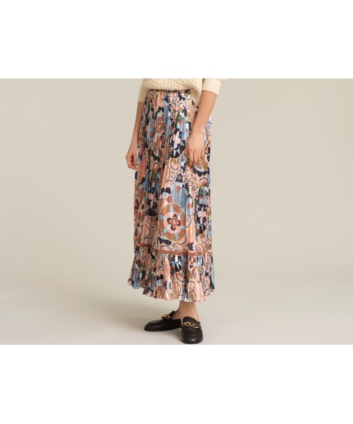 SEE BY CHLOE（シーバイクロエ）の「ロングプリントスカート（スカート・レディース・ピンク系その他・36/34）」の6枚目の写真