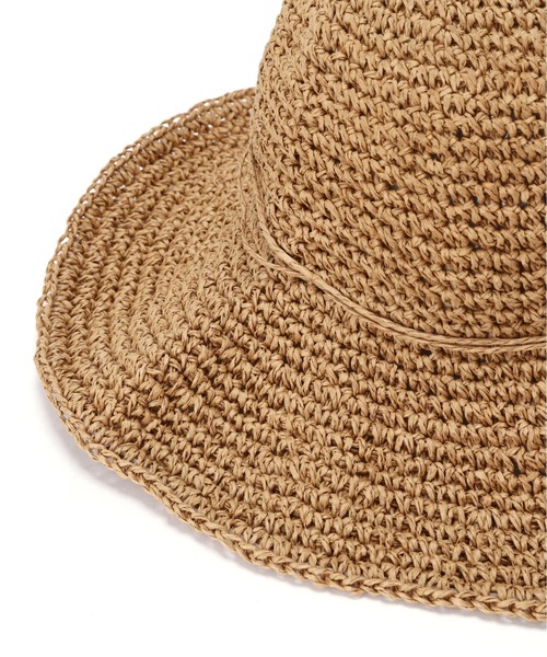 FREE'S MART（フリーズマート）の「クロシェハット（ハット・レディース・ベージュ/ブラウン・ﾌﾘ-）」の7枚目の写真