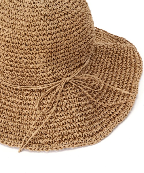 FREE'S MART（フリーズマート）の「クロシェハット（ハット・レディース・ベージュ/ブラウン・ﾌﾘ-）」の8枚目の写真