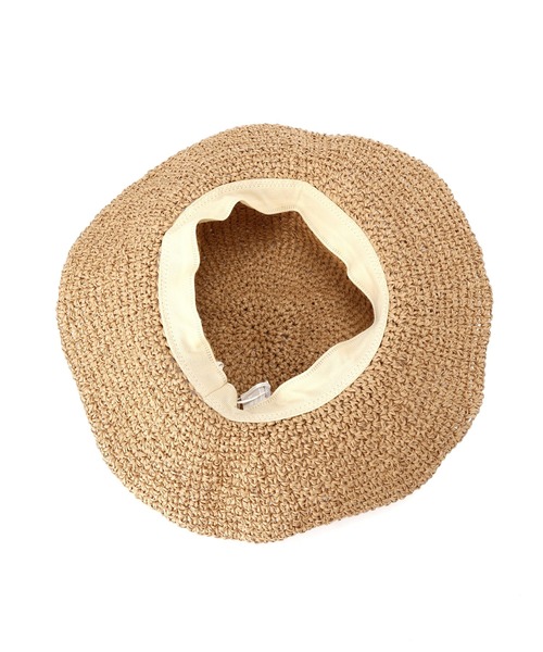 FREE'S MART（フリーズマート）の「クロシェハット（ハット・レディース・ベージュ/ブラウン・ﾌﾘ-）」の10枚目の写真