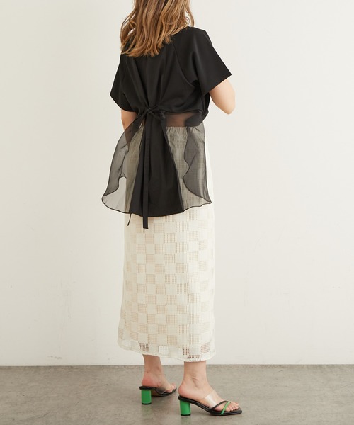 Lui's（ルイス）の「バイカラークリアー丸ヒールサンダル（サンダル・レディース・グリーン/キャメル・24.5/23.5）」の9枚目の写真