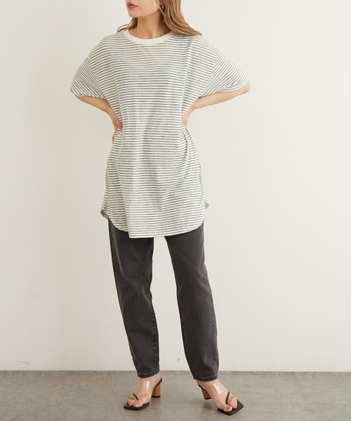 Lui's（ルイス）の「バイカラークリアー丸ヒールサンダル（サンダル・レディース・グリーン/キャメル・24.5/23.5）」の14枚目の写真