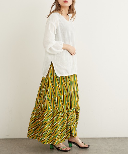 Lui's（ルイス）の「バイカラークリアー丸ヒールサンダル（サンダル・レディース・グリーン/キャメル・24.5/23.5）」の19枚目の写真