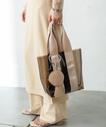 mystic | ポーチ付きクリアトートバッグ(ショルダーバッグ)