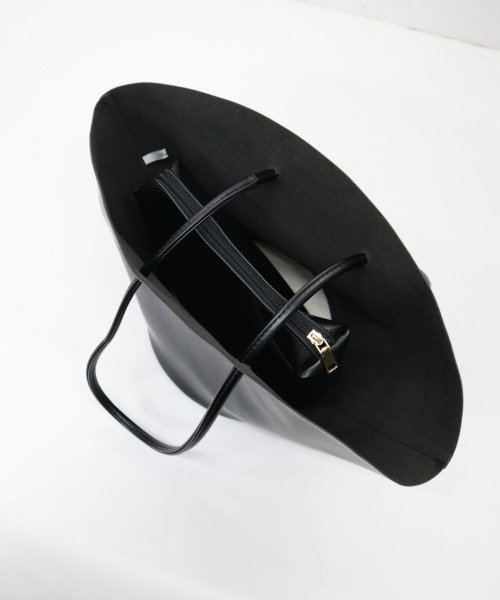 AMBIENT（アンビエント）の「ｽﾓｰﾙﾄｰﾄﾊﾞｯｸﾞ＆ﾎﾟｰﾁ（トートバッグ・レディース・ベージュ/アイボリー/ブラック・FREE）」の7枚目の写真