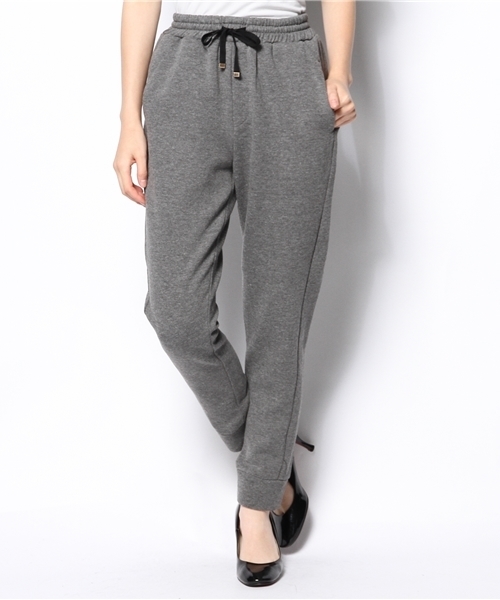 DISCOAT(ディスコート)の「【Discoat】裾リブカットパンツ(その他パンツ・レディース・ダークグレー/ブラック・フリ-)」の1枚目の写真