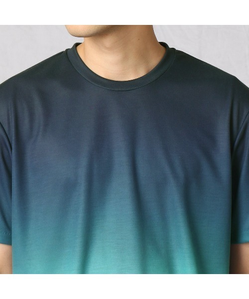 セール】グラデーションプリントTシャツ（Tシャツ/カットソー
