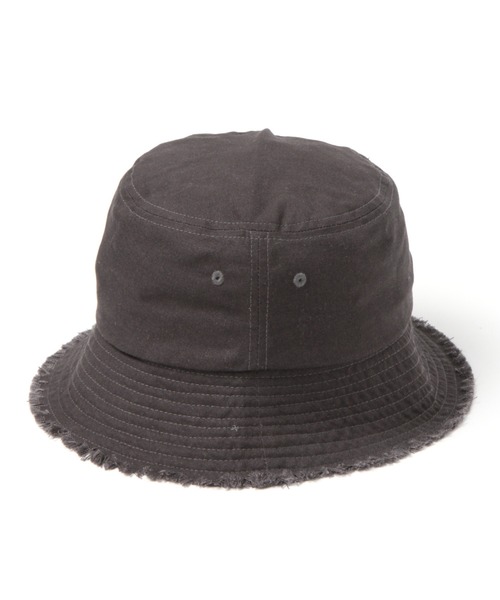 LAKOLE（ラコレ）の「コットンリネンフリンジバケットハット / 952113（ハット・レディース・ブラック/オフホワイト/ナチュラル・FREE）」の10枚目の写真