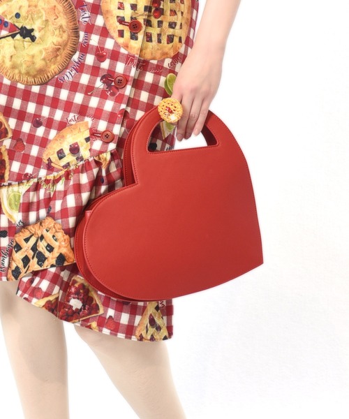 MILK（ミルク）の「ハート cube bag（ハンドバッグ）」 - WEAR
