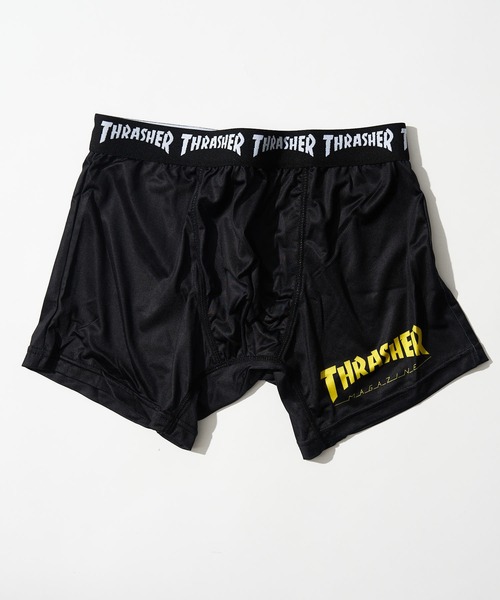 THRASHER(スラッシャー)の「【THRASHER/スラッシャー】シンプルロゴボクサーパンツ/パンツ/アンダーウェア(ボクサーパンツ・メンズ・ホワイト/レッド/イエロー・MEDIUM/LARGE)」の2枚目の写真