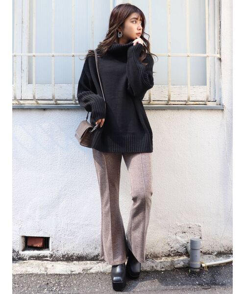 MURUA（ムルーア）の「ラウンドカーブミドルブーツ（ブーツ・レディース・ブラック/ブラウン・35/36/37）」の17枚目の写真