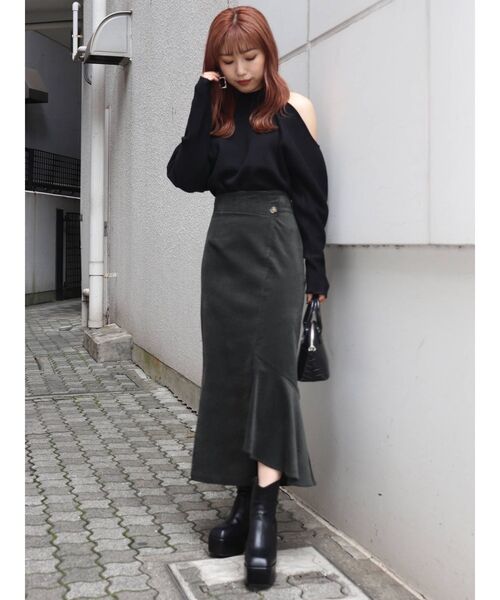 MURUA（ムルーア）の「ラウンドカーブミドルブーツ（ブーツ・レディース・ブラック/ブラウン・35/36/37）」の18枚目の写真