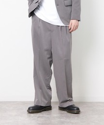 Garage（ガレージ）の「【 Garage / ガレージ 】 ワイドパンツ ツータックパンツ セットアップ可能 UMP003 GRG（スラックス）」