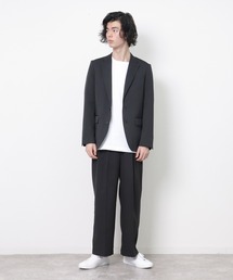 Garage（ガレージ）の「【 Garage / ガレージ 】 ワイドパンツ ツータックパンツ セットアップ可能 UMP003 GRG（スラックス）」