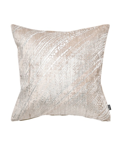 SALE価格23:59まで　Francfranc クッションカバー45×45 ベルベットフランジ クッションカバー 45×45 ナチュラル（062