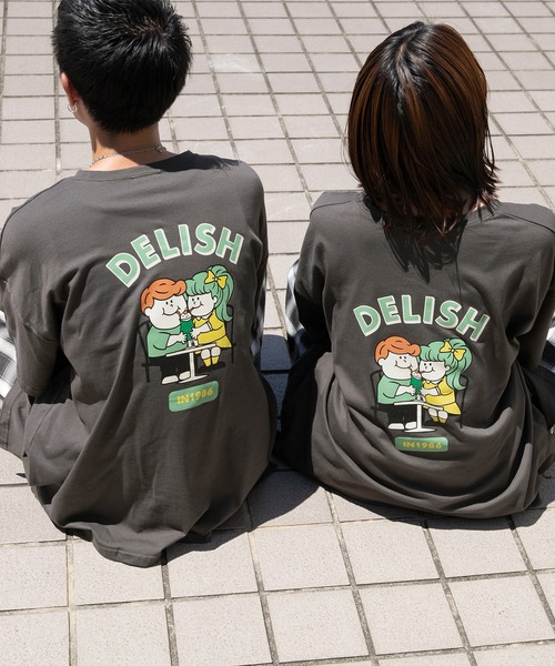 PairPair(ペアペア)の「バックプリントTシャツ(ユニセックス)(Tシャツ/カットソー・レディース・ネイビー/オフホワイト/スミクロ・FREE)」の2枚目の写真