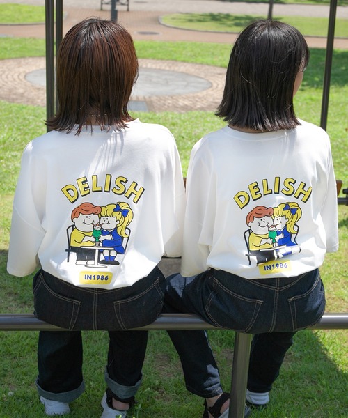 PairPair(ペアペア)の「バックプリントTシャツ(ユニセックス)(Tシャツ/カットソー・レディース・ネイビー/オフホワイト/スミクロ・FREE)」の22枚目の写真