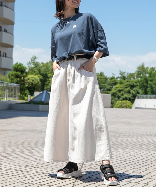PairPair(ペアペア)の「バックプリントTシャツ(ユニセックス)(Tシャツ/カットソー・レディース・ネイビー/オフホワイト/スミクロ・FREE)」の19枚目の写真