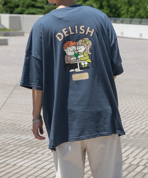 PairPair(ペアペア)の「バックプリントTシャツ(ユニセックス)(Tシャツ/カットソー・レディース・ネイビー/オフホワイト/スミクロ・FREE)」の20枚目の写真