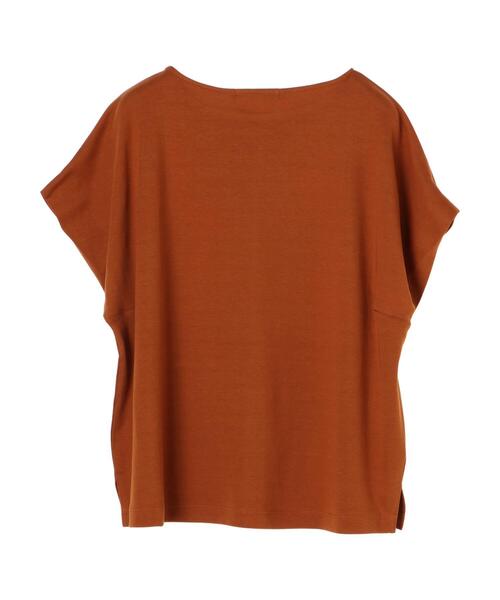 AMERICAN HOLIC（アメリカンホリック）の「デザインスリーブカットプルオーバー（Tシャツ/カットソー・レディース・ダークネイビー/キャメル・L/M）」の17枚目の写真
