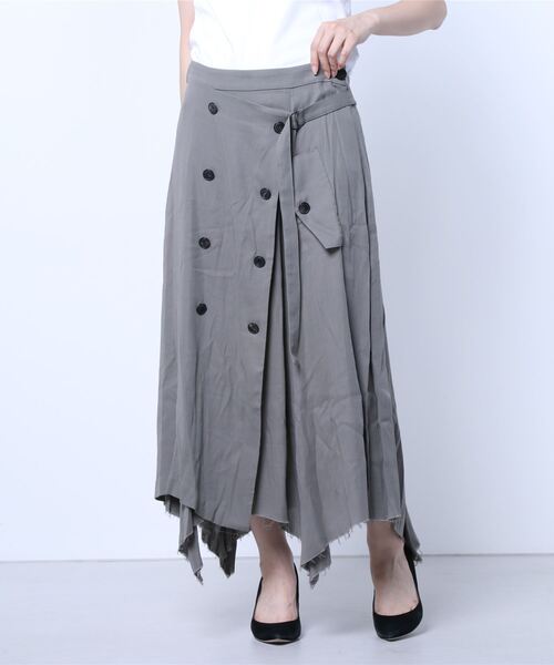 セール Dessin De Mode イレギュラーヘムスカート スカート Dessin De Mode デッサンドモード のファッション通販 Zozotown