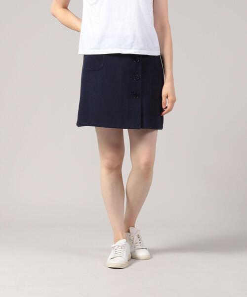 agnes b.（アニエスベー）の「TBT6 JUPE ウールヴェルベット ミニ 