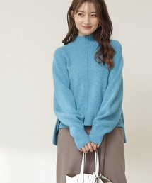 N.（N. Natural Beauty Basic） | ◆天竺ハイネックラムウールニット(ニット/セーター)