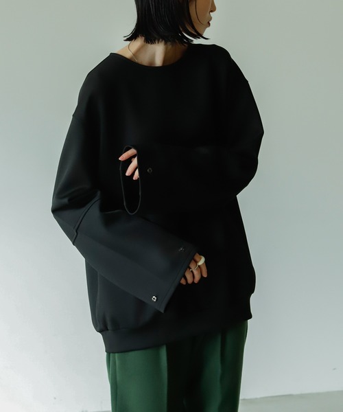 VACANCY（ヴァカンシー）の「2wayスナップダンボールニットPO（Tシャツ/カットソー・レディース・ブラック/ピンク/ブルー・FREE）」の17枚目の写真