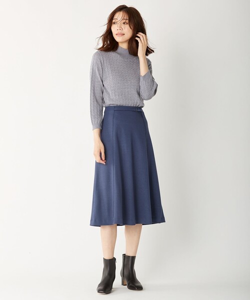 J.PRESS Ladies(J.プレス レディス)の「【洗える】KNIT BASIC ニット(ニット/セーター・レディース・ダルブルー系/ワイン系/ブラウン系/ネイビー系/ライトグレー系・SMALL)」の18枚目の写真