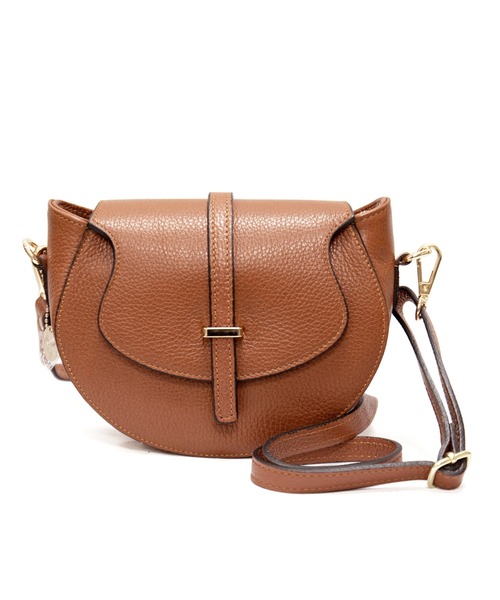 LAURA DI MAGGIO（ローラディマッジオ）の「【LAURA DI MAGGIO/ローラディマッジオ】レザー ショルダーバッグ（ショルダーバッグ・レディース・ブラック/ブラウン・FREE）」の2枚目の写真